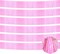 6 Pack 10 Ft Macaron Pink Foil Fringe Garland Metallic Tinsel Streamers Banner Wall Hanging Curtain Backdrop for Parade Floats, Christmas Day, Thanksgiving Day, Halloween, New Year Party Decoration
